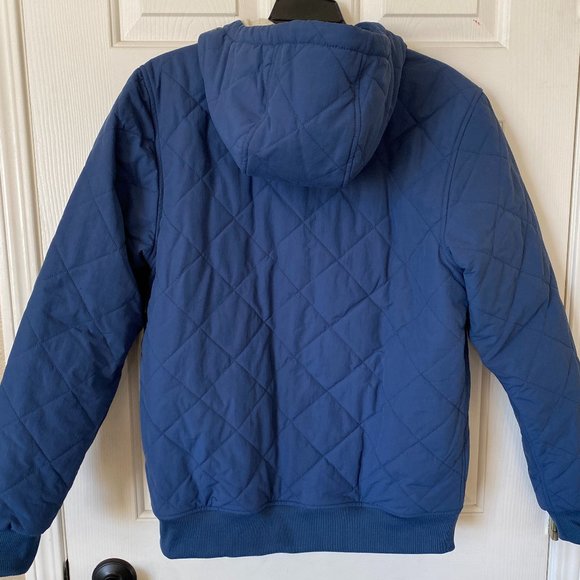 The North Face Men's Cuchillo Insulated Quilted Full Zip Hoodie Fleece Jacket - Picture 3 of 5